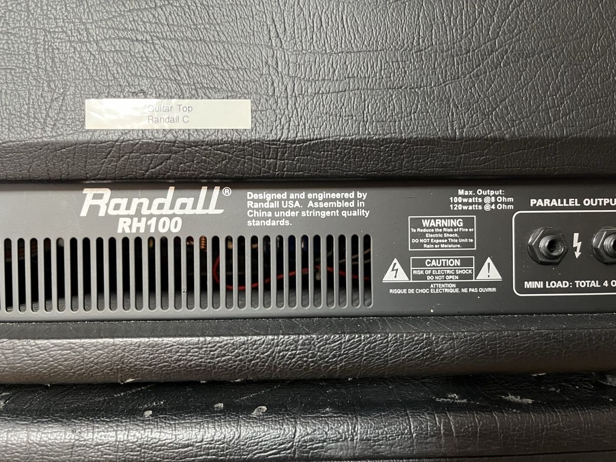 Randall Amplificatori: Randall RH100 mit Box und Fussschalter – Usato da Oberdorf SO venduto da NoHero 5