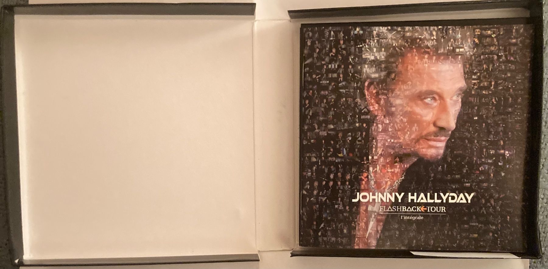 CD: JOHNNY HALLYDAY - FLASHBACK TOUR L'INTÉGRALE – Usato da Poliez-Pittet venduto da Newtown-Records 2