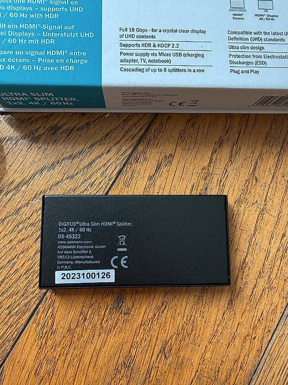 Adattatori: Digitus Ultra Slim HDMI Splitter – Nuovo (secondo la descrizione) da Küsnacht ZH venduto da paulrl 4
