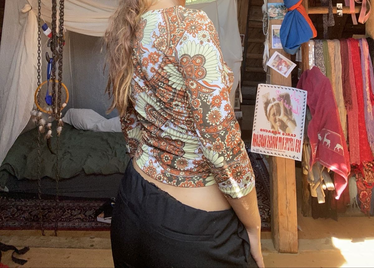 Tops: Blumen Print Oberteil – Gebraucht aus Rehetobel von Norea69 2