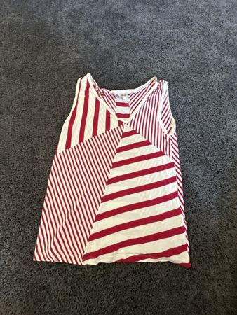 Kenzo Damen T-Shirt, Grösse M, Rot/Weiss
