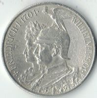Münze Deutschland DR Kaiser Wilhelm II  2 Mark 1901 - 200 J.