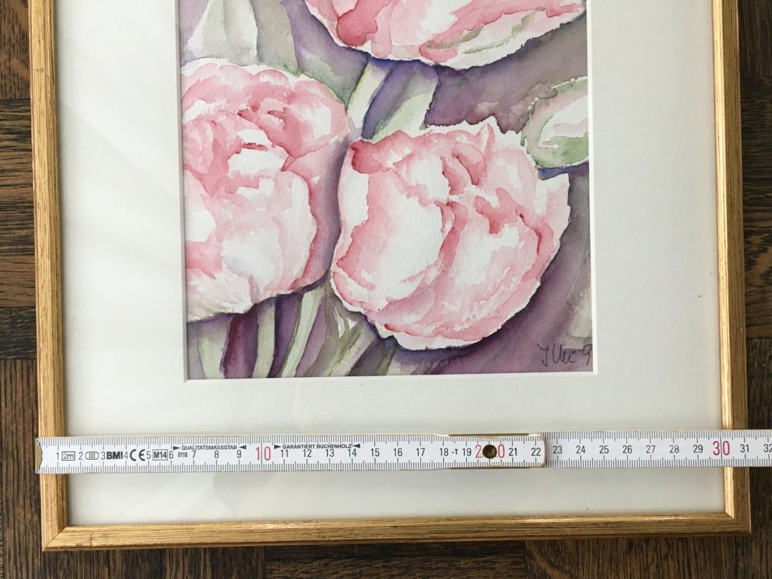 Dipinti: Gemälde Aquarell Blumen  unleserlich signiert – Usato da Subingen venduto da Etageren 6