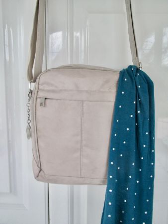 SAC EN BANDOULIERE NYLON BEIGE