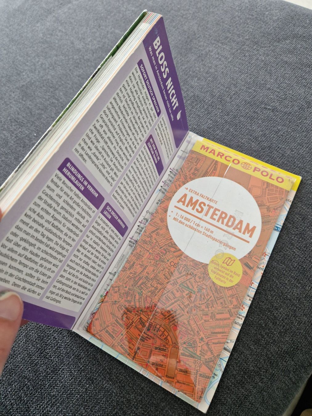 Libri: Reisefssührer Amsterdam Marco Polo – Usato da Niederrohrdorf venduto da Miripfiri 2