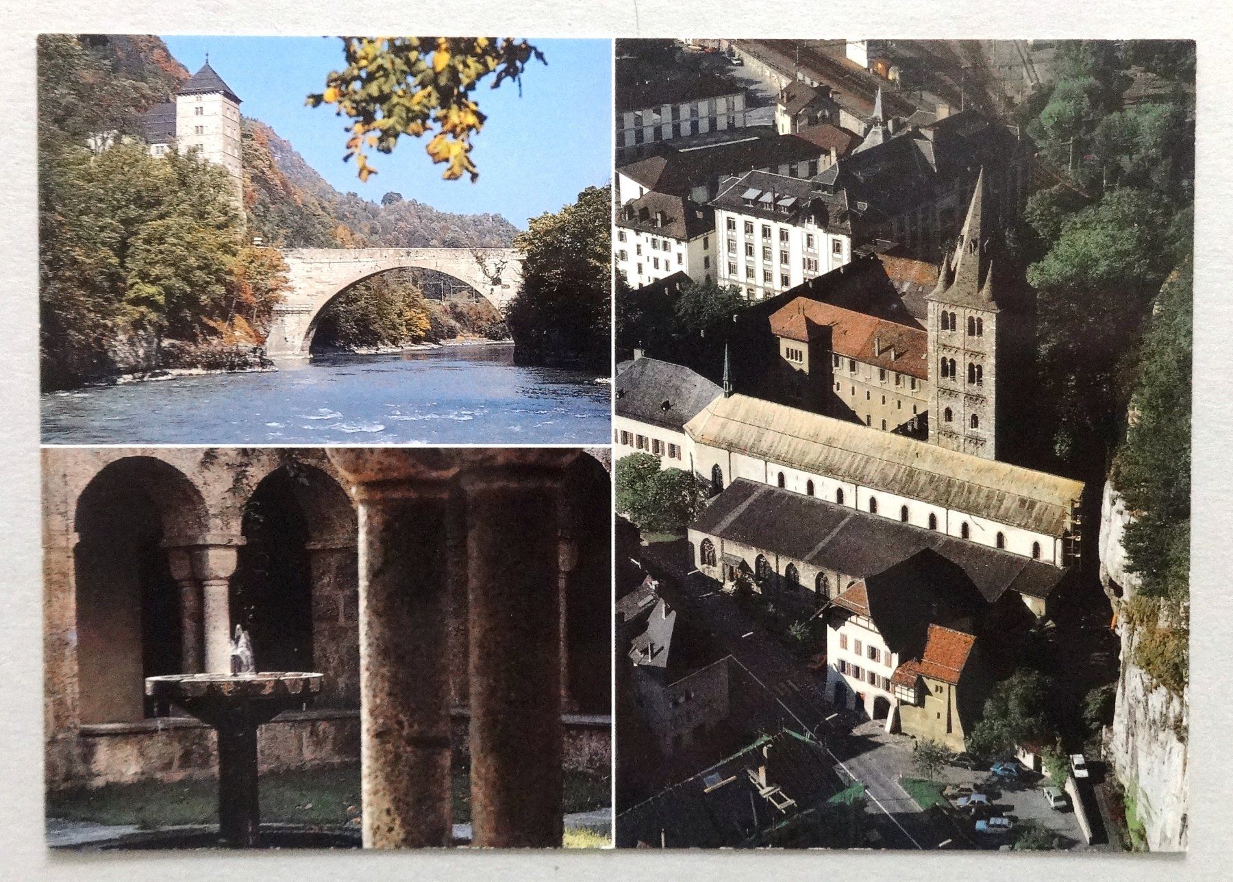 Cartoline postali: Saint-Maurice, l' Abbaye et le cloître – Usato da Fétigny venduto da Billy2miny