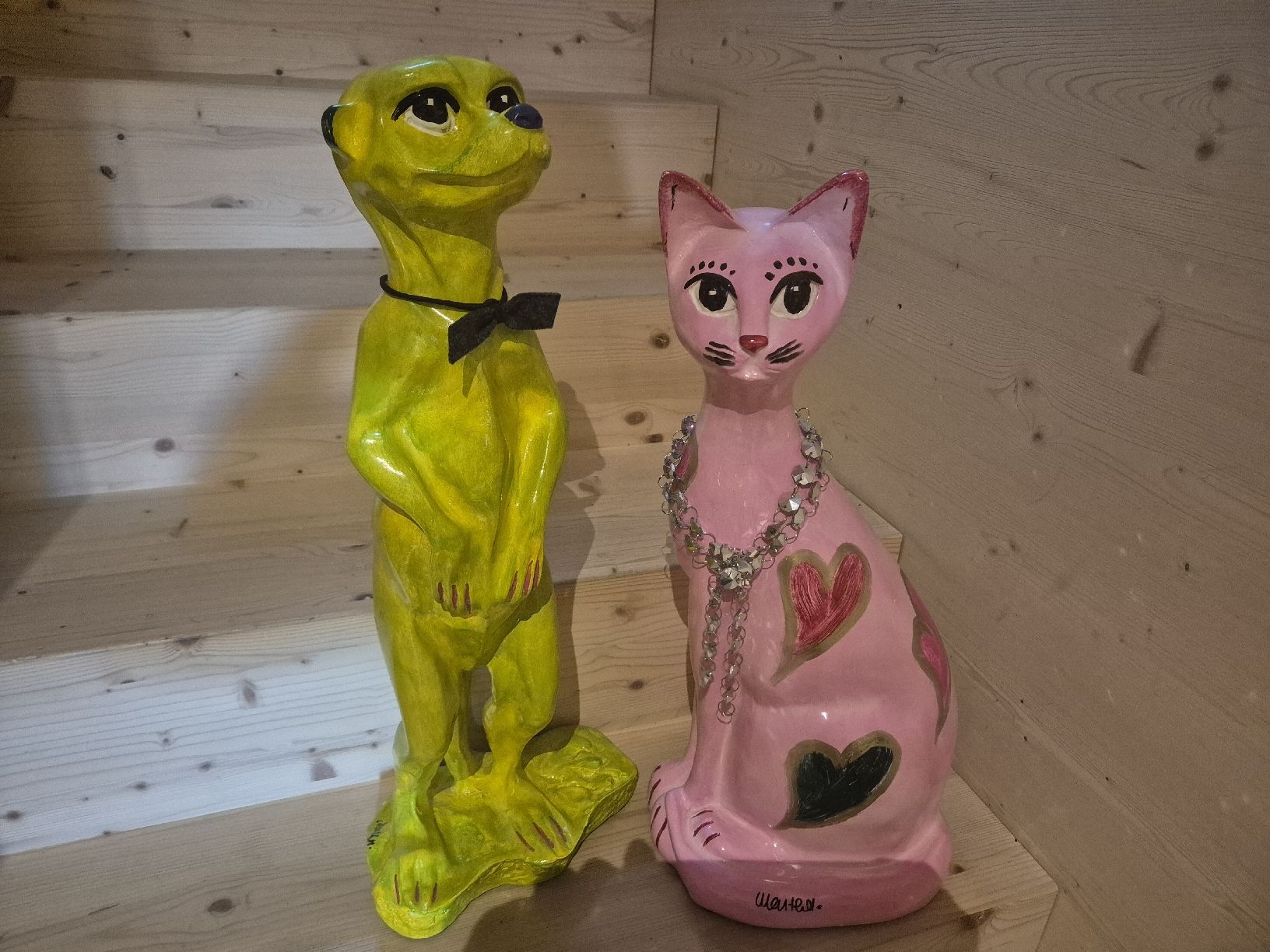 Tutte le decorazioni: Deko Erdmännchen und Katze – Nuovo (secondo la descrizione) da Schaanwald venduto da Gismo034