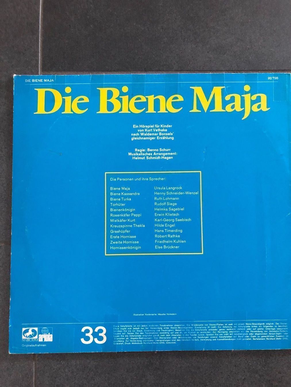 Dischi in vinile: Die Biene Maja – Usato da Hünenberg venduto da Agent000 1