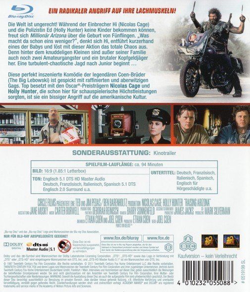 Tutti i DVDs: Arizona Junior [Blu-ray] – Usato da Bitsch venduto da Melando 1