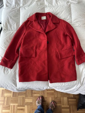 Veste Zara rouge, passt pour taille M femme