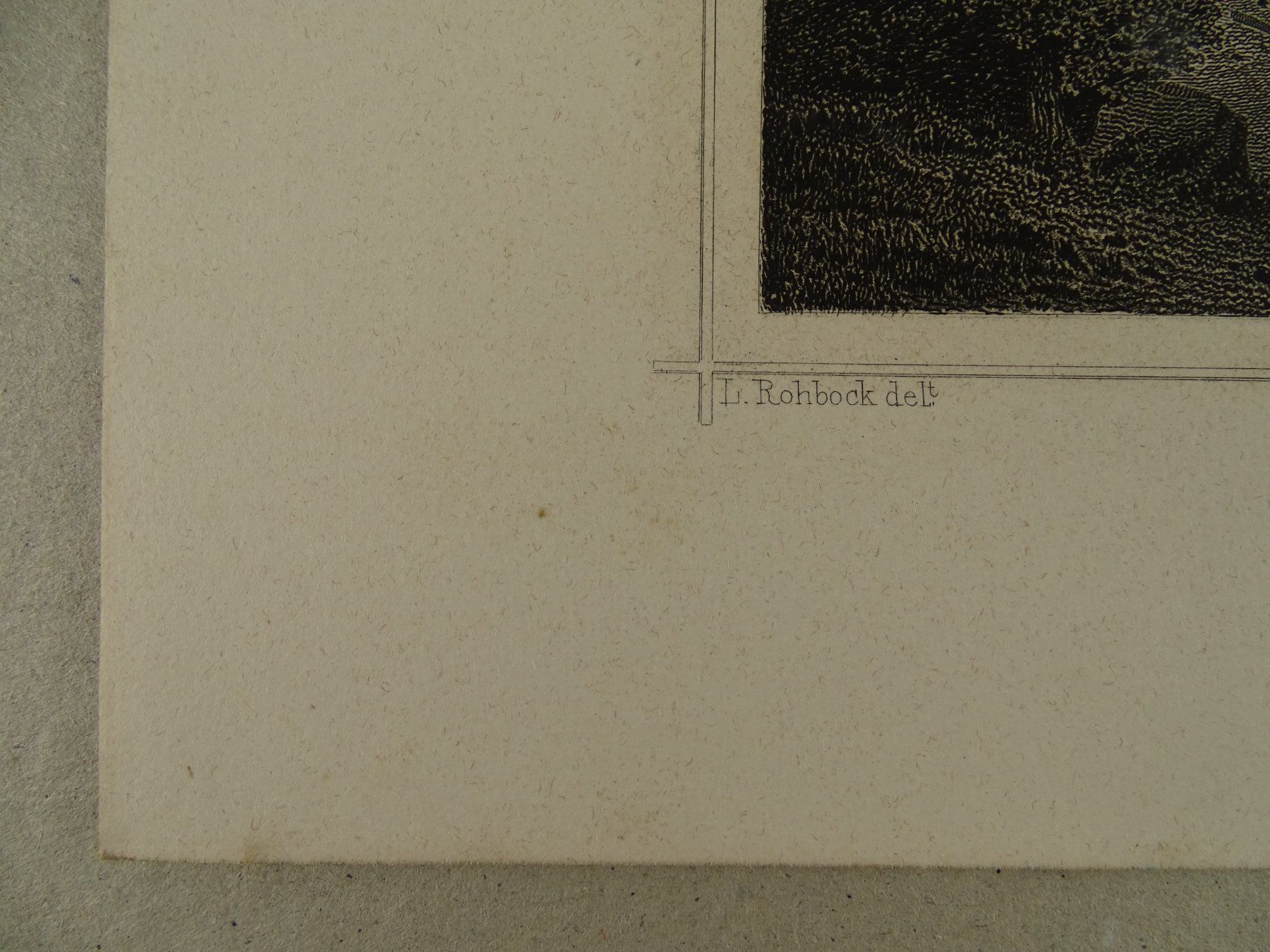 Incisioni: LE PRESE, STAHLSTICH NACH ROHBOCK 1870 – Usato da Grüningen venduto da Kartensammler 5