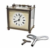 Reise-Uhr / Tisch-Uhr antik "Richard & Co