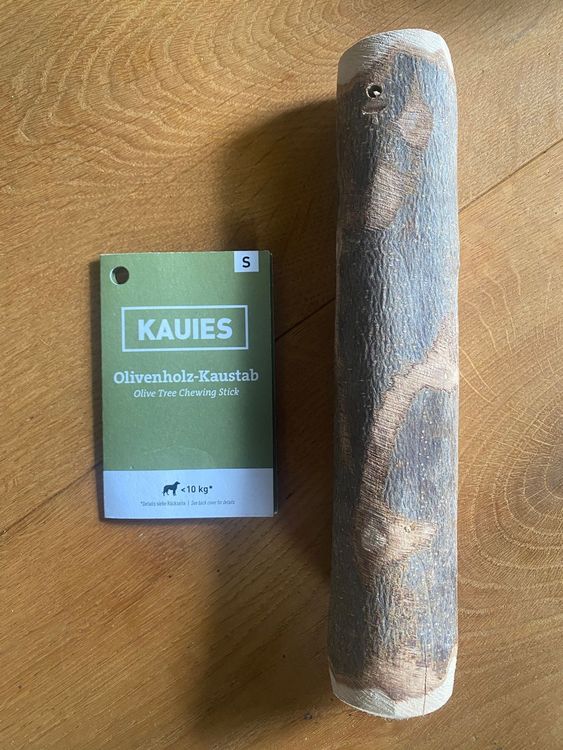 Naftie Olivenholz Kaustab Größe M - Natürliches Kauholz Für Mittelgroße Hunde 15-25kg