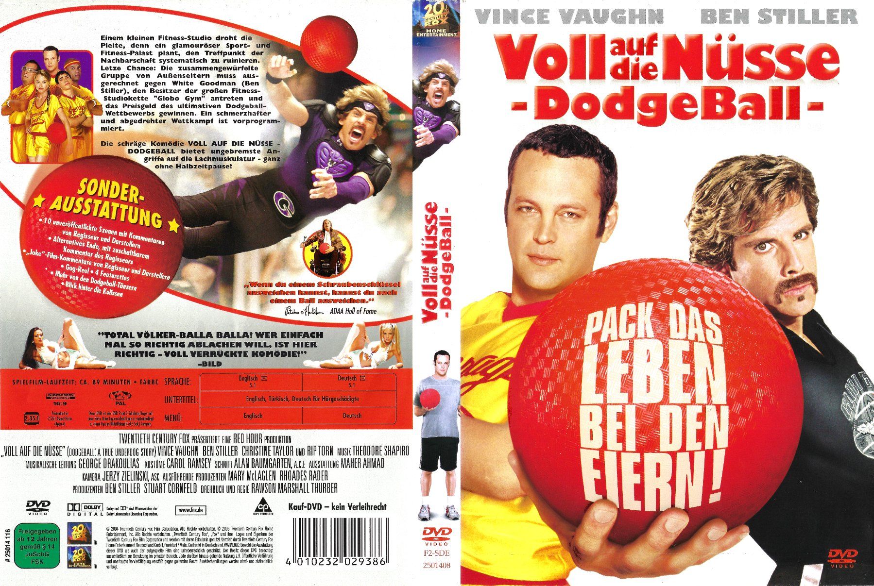 Alle DVDs: Voll auf die Nüsse - Dodgeball – Gebraucht aus Zürich von Cineasten