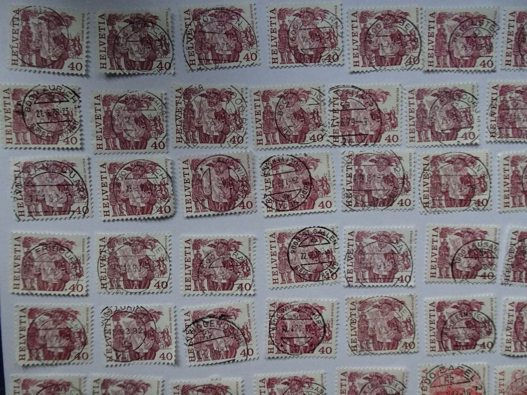 Tutti i francobolli: Vollstempel – Usato da Aadorf venduto da Chnorli-Furz 1