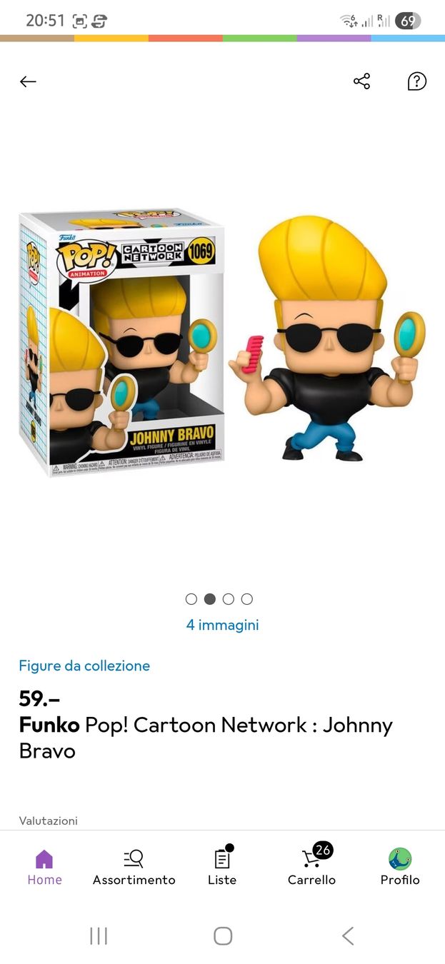 Funko Statuette: Funko Pop! Johnny Bravo 1069 Cartoon Network Nuovo – Nuovo e nell'imballaggio originale da Regensdorf venduto da Ecoglamfinds 3
