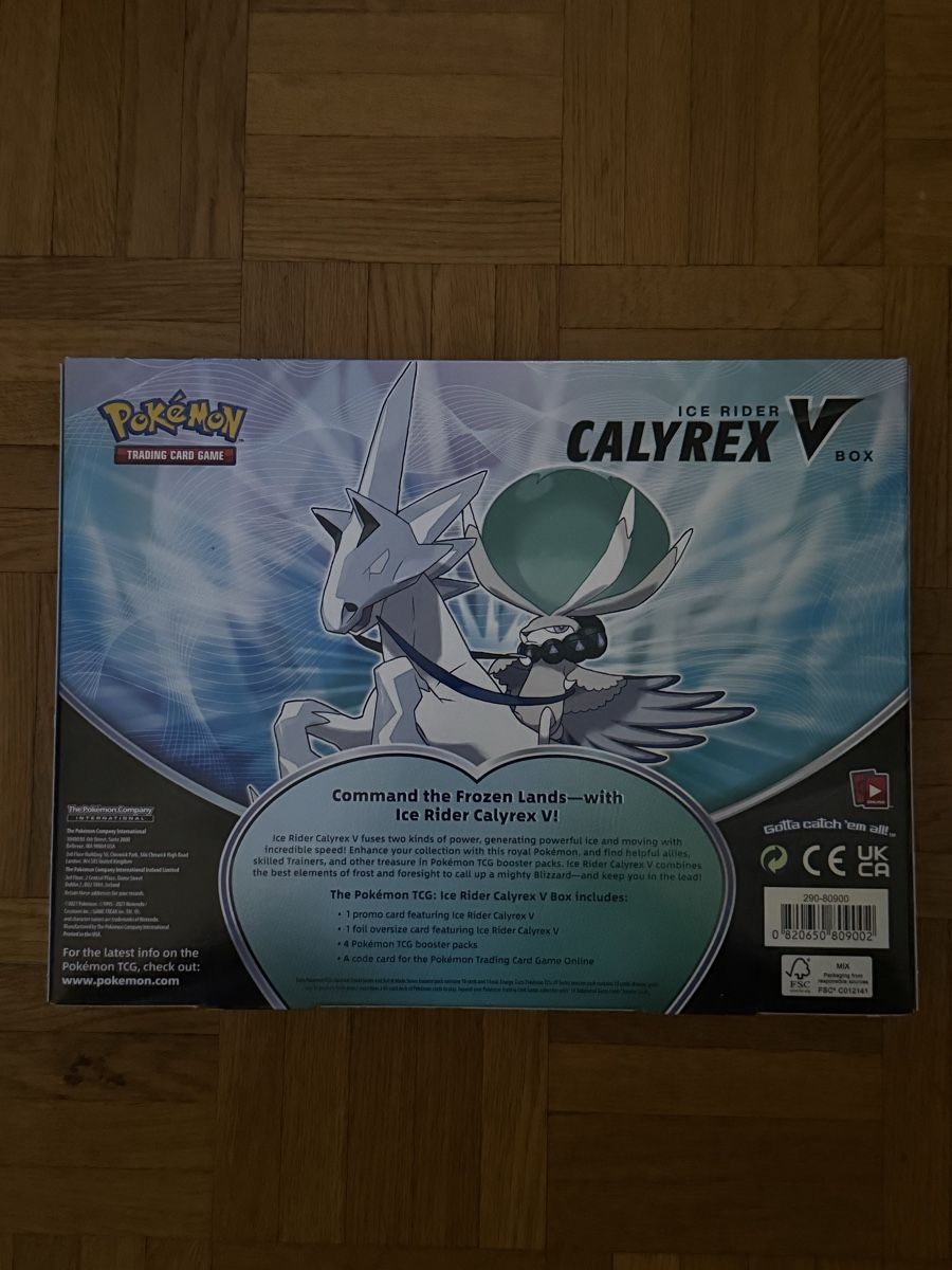 Pokémon Cartes à collectionner: Pokemon Ice Rider Calyrex V Box ENG – Neuf avec emballage d'origine à Thônex par retrolovech 1