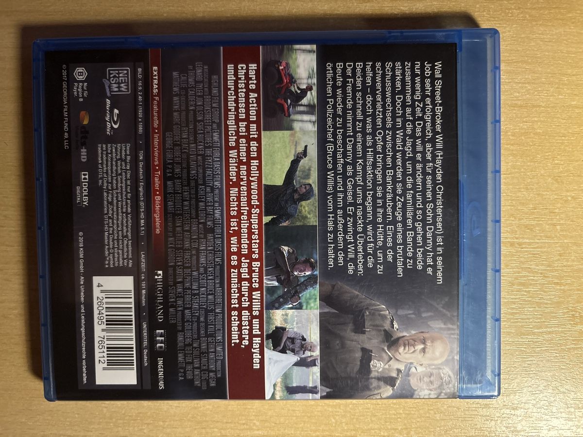 Tutti i DVDs: First Kill - Blu-ray - Bruce Willis Action-Thriller – Usato da Gerlafingen venduto da Marcryter 1