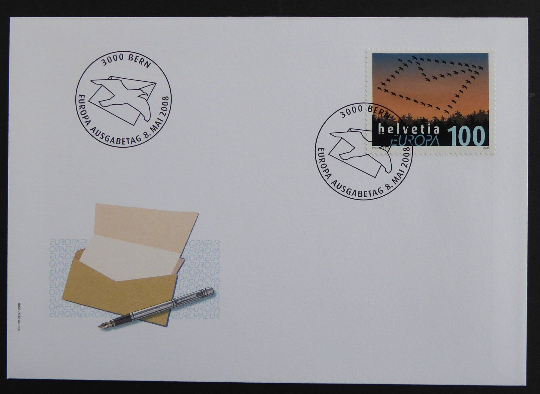 Tutti i francobolli: 2008 - CH - Znr. 1276 / Einzelwert - FDC - ES - 08.05.2008 – Usato da Holziken venduto da Cindy003