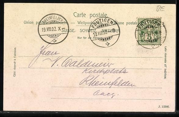 Cartoline postali: Kandergrund, Hotel-Pension und Restauran – Usato da Berlin venduto da bartko-reher 1