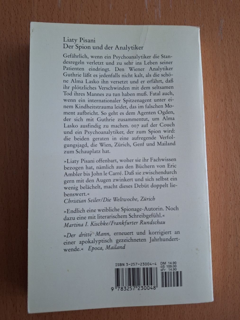 Libri: Liaty Pisani: Der Spion und der Analytiker – Usato da zumikon venduto da lotegrandote 1