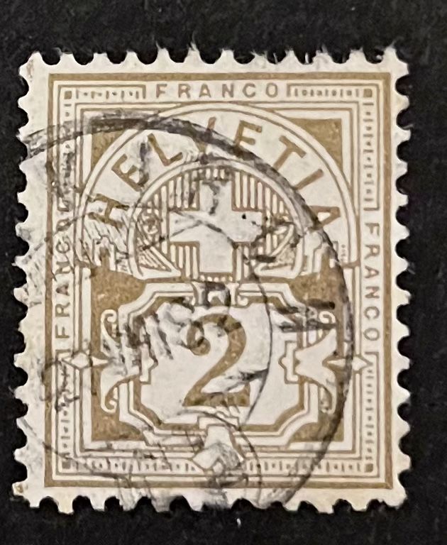 Tous les timbres: 1882 Type Chiffre Nr. 53 Obl. cat. 550.- CHF – D'occasion à Sottens par thigroux