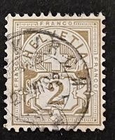 1882 Type Chiffre Nr. 53 Obl. cat. 550.- CHF