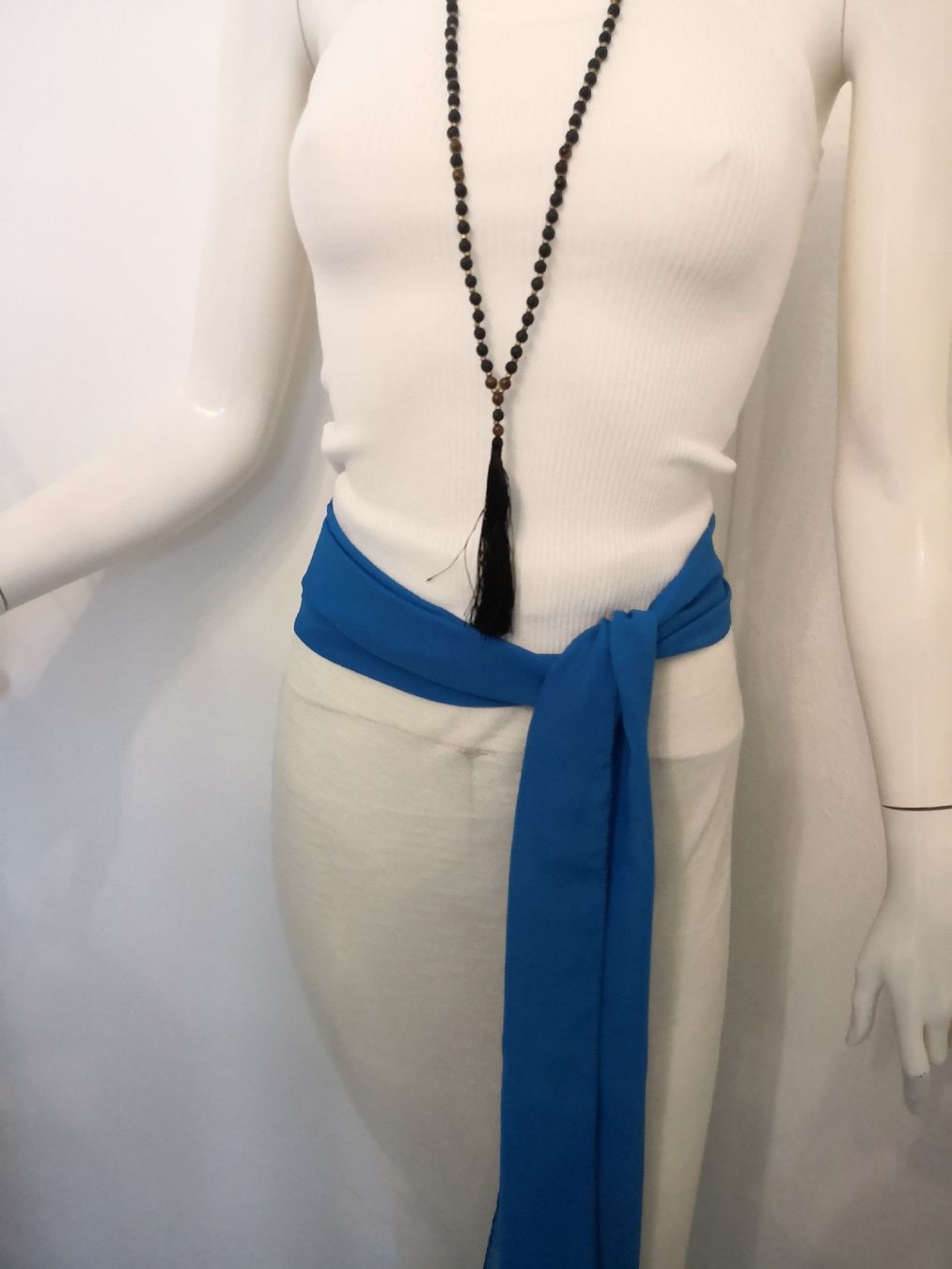 Gürtel: 🤩BOHO-CHIC CHIFFON-GüRTEL BLAU NEU – Neu (gemäss Beschreibung) aus Olten von Naja-Twins-Twins 6