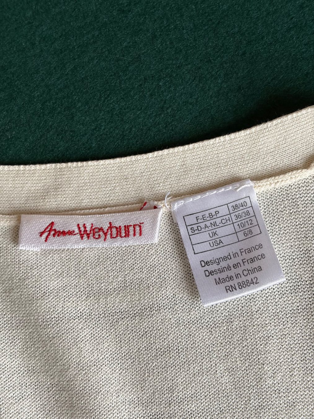Maglioni & Felpe: ANNE WEYBURN  Pullover Größe: 36/38 55% Seide 45% Baumwolle – Usato da Interlaken venduto da Bona55 7