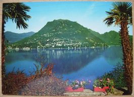 Ansichtskarte ungelaufen - Lugano mit Monte Bré