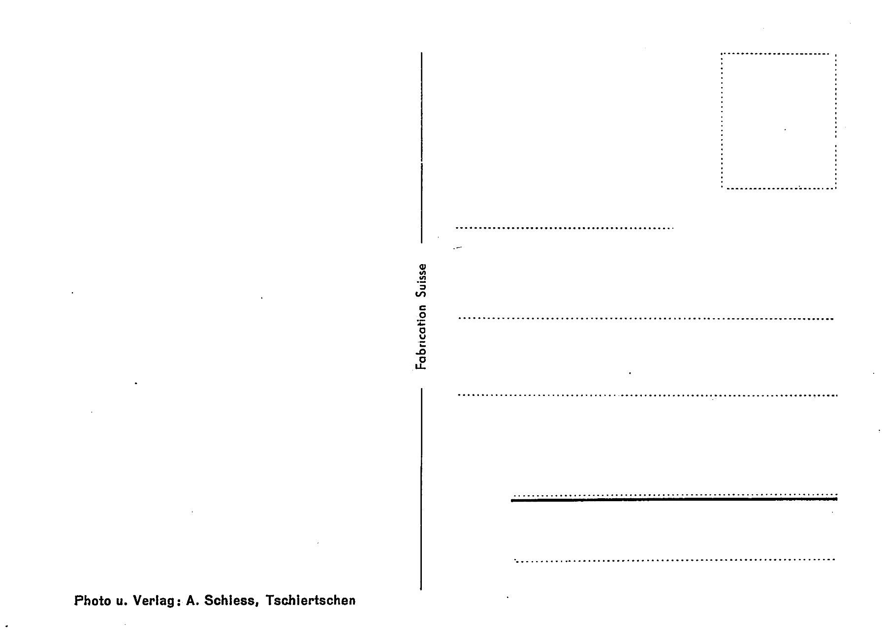 Cartoline postali: Tschiertschen – Usato da Ottikon b.Kemptth. venduto da Neptun1974 1