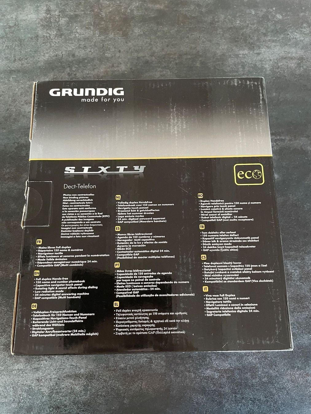 Grundig Telefoni: Téléphone Grundig Sixty Noir – Usato da Vallamand venduto da Bricbracbroc82 5