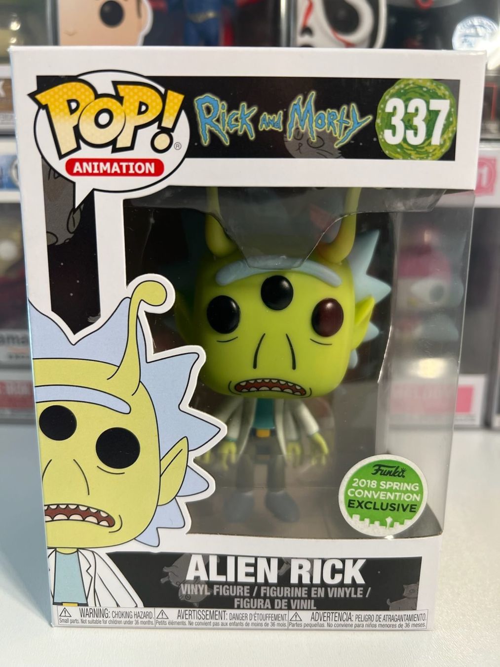 Funko Figuren: Funko POP! Animation Rick & Morty - Alien Rick Edition Limit – Neu und originalverpackt aus Le Mouret von perfectbijou