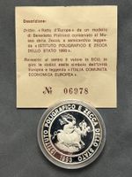 Italien 5 ECU 1993 Silber Proof – Ratto d’Europa – mit Box
