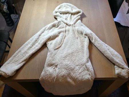 Kleider / Kuschel / Flauschi / Shein / Weiss, Grösse: S / 36