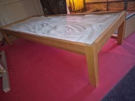 Sandtisch/Spieltisch Holz Buche Sensorik Tastsinn