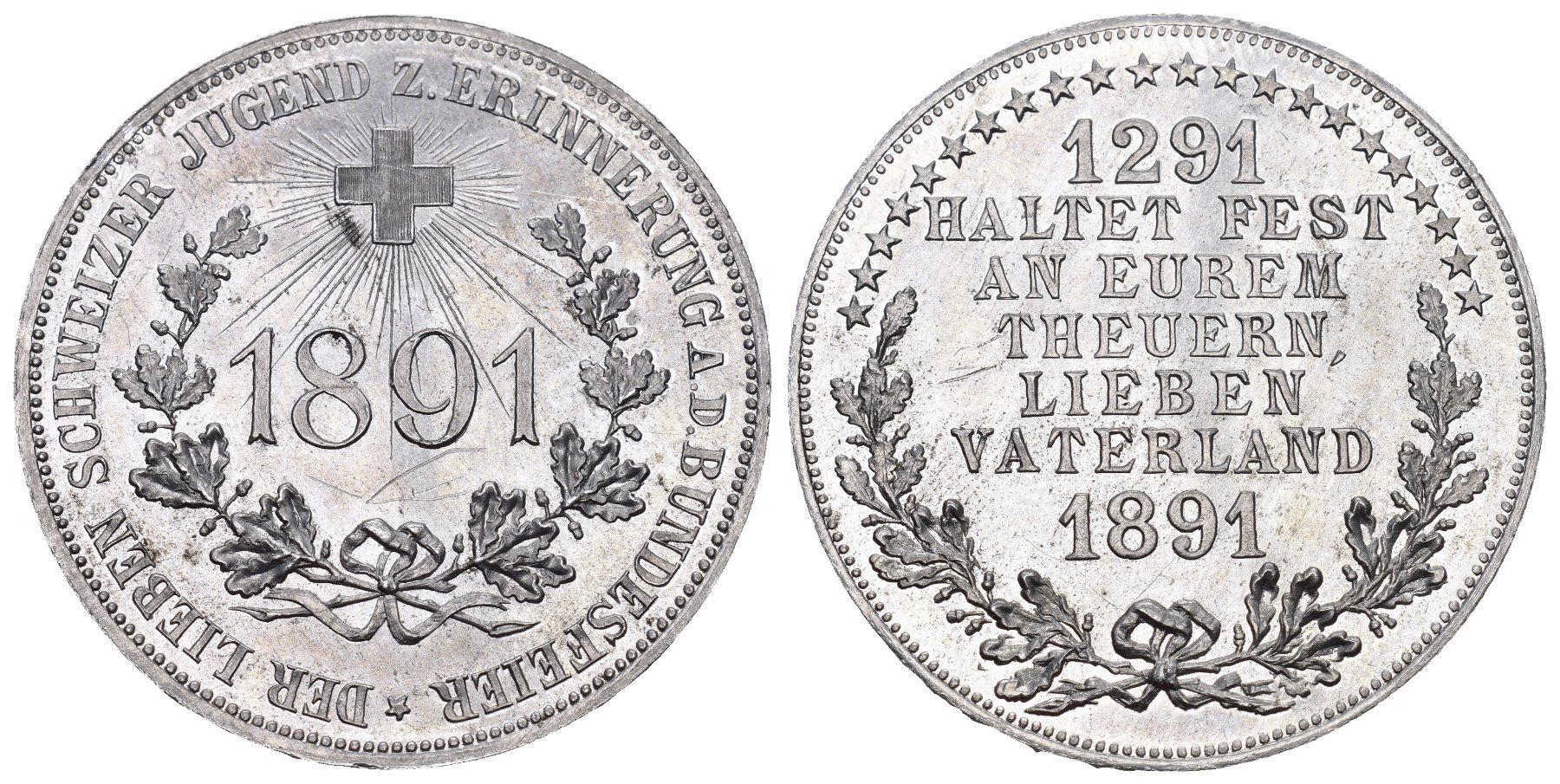 Medaglie: Schweiz 1291-1991 – Usato da Bern venduto da numismatictops
