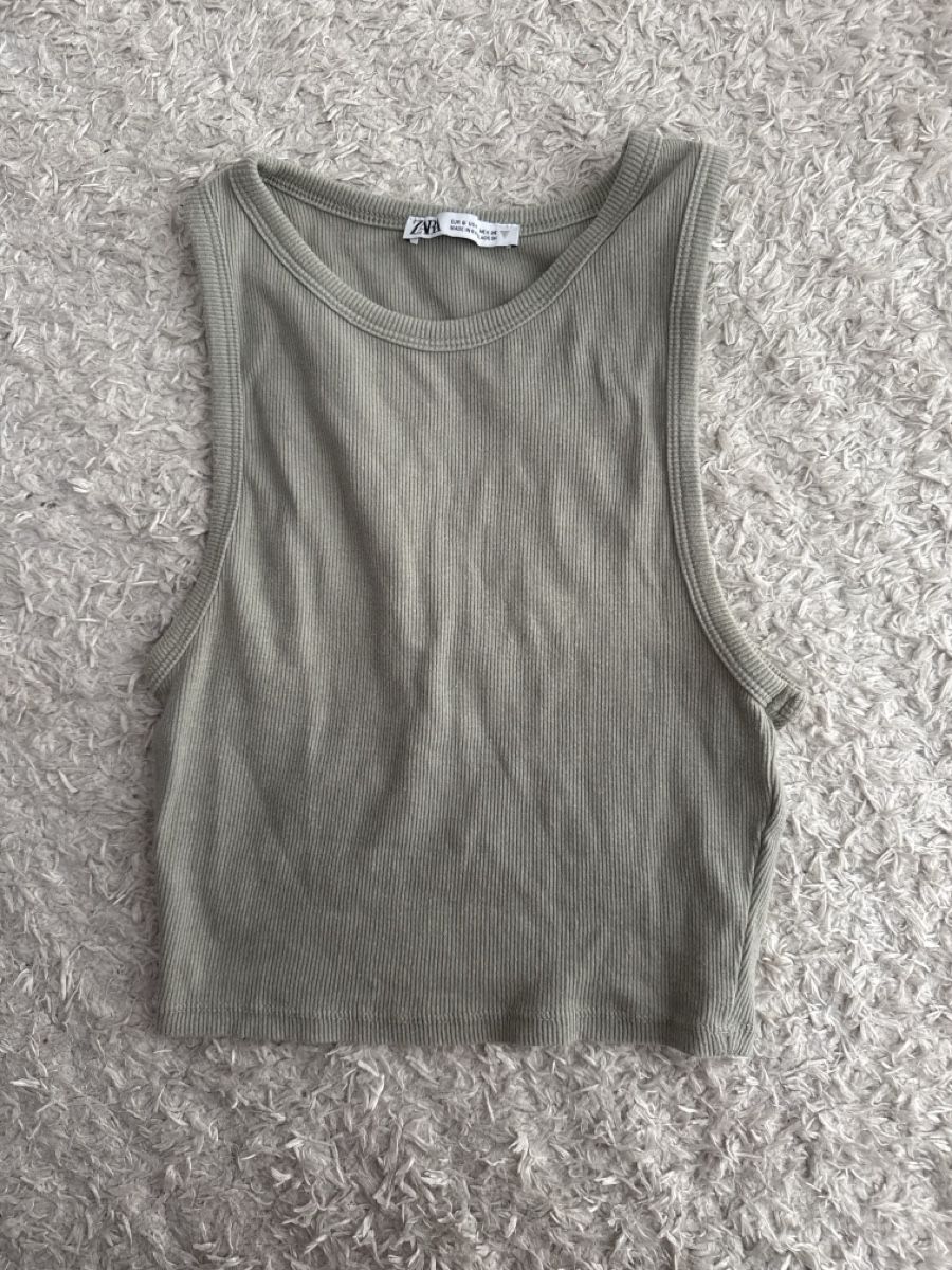 Zara Top: Zara Top in Khaki, Gr. S – Nuovo (secondo la descrizione) da Gächlingen venduto da anjuli_123