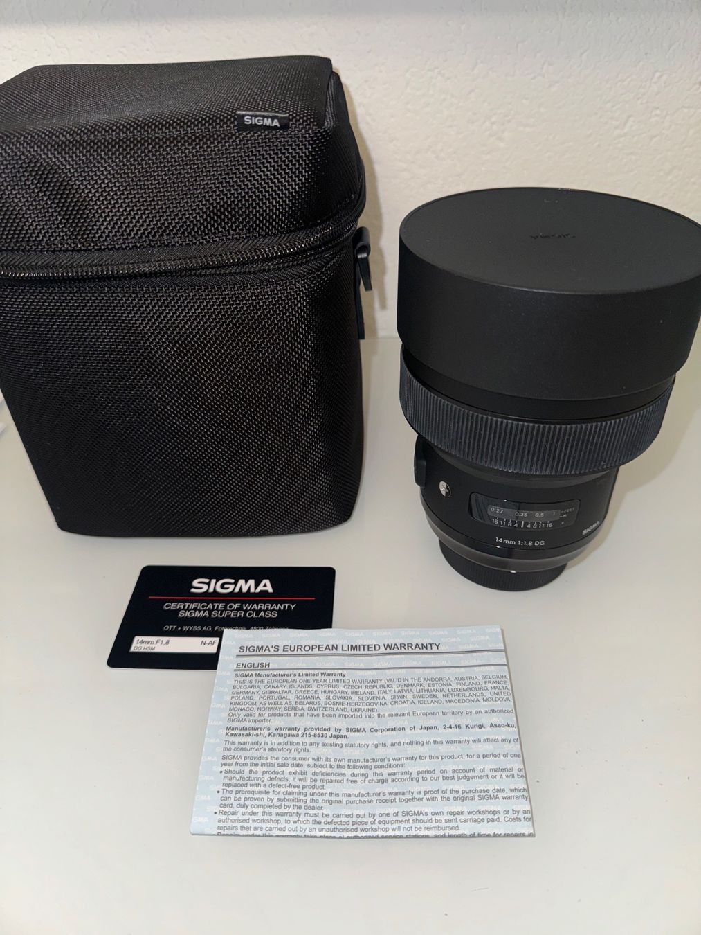 Sigma Objectifs: Sigma 14 mm 1.8 DG Art, Nikon Mount – D'occasion à Therwil par Radule 5