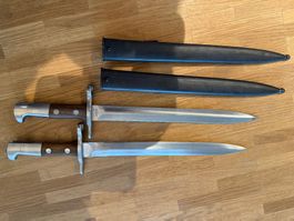 2x Schweizer Bajonette Elsener Schwyz / Victoria