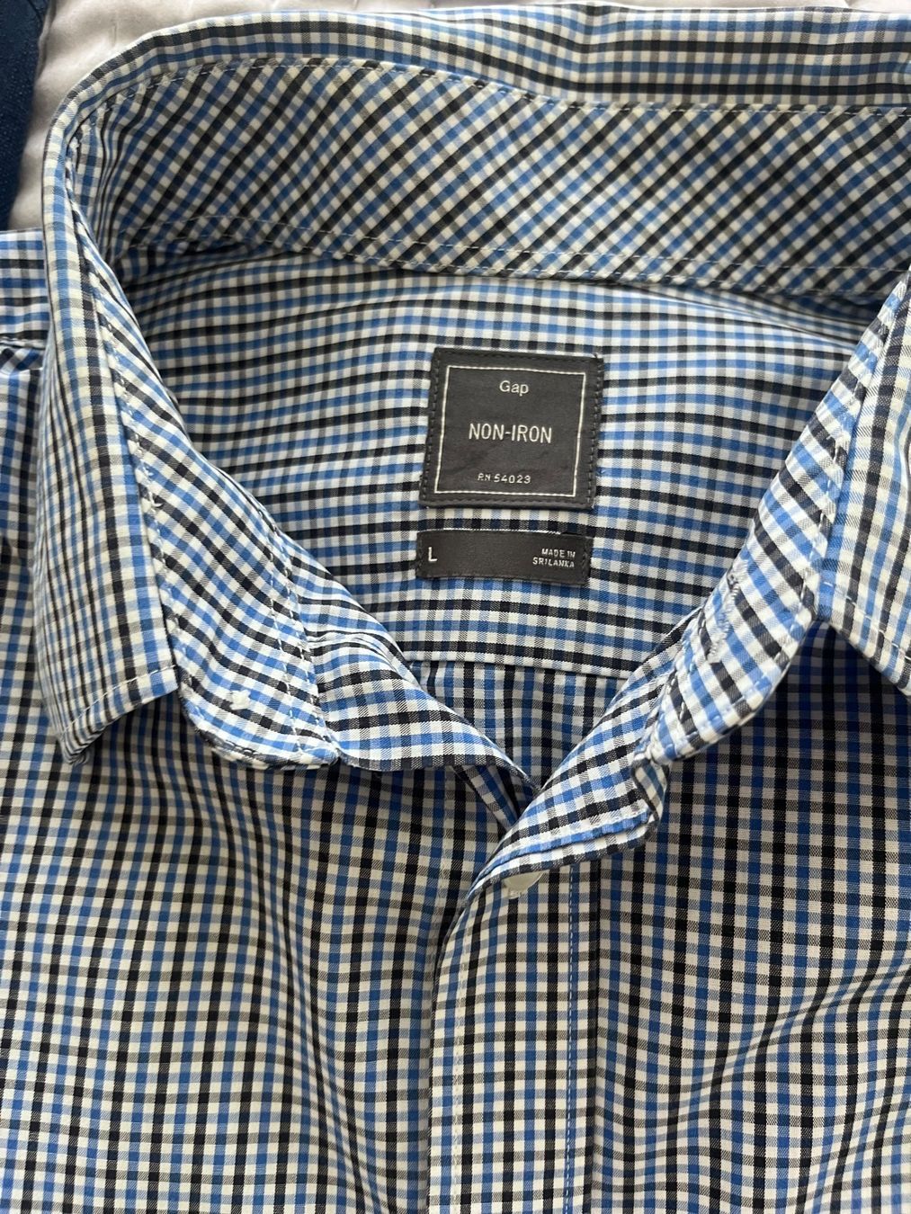 Gap Camicie: GAP Non-Iron kariertes Hemd Gr. L – Usato da Belp venduto da Solyluna 2