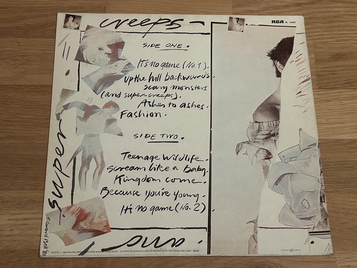 Schallplatten: David Bowie. 1980. Scary Monsters – Gebraucht aus Faulensee von Mizuno06 1