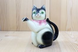 Katzen-Kanne, Kaffeekanne, Figur Cortendorf 6700, antik 30er