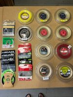 10 Bespannungsrollen Tennis u. gratis Einzelsets. Günstig!