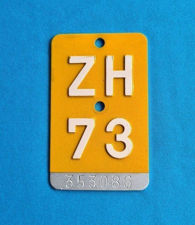Mofa Töffli Nummernschild (Gebraucht) in Saland für CHF 9 – mit ...