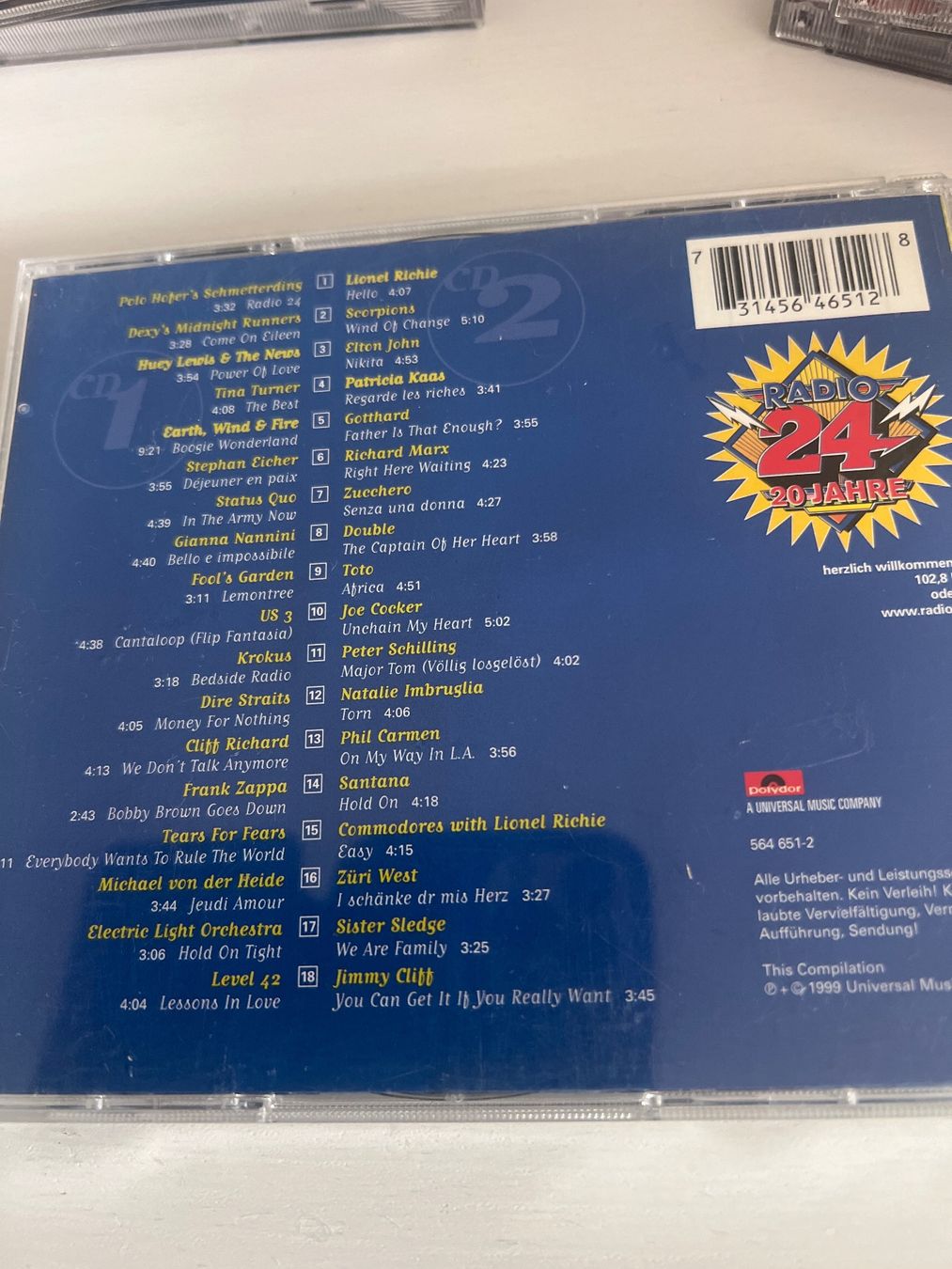 CD: 20 Jahre Radio 24 – Usato da Langenthal venduto da Yderf8 1