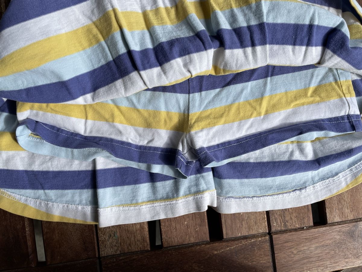 Mini Boden Vestiti & Gonne: Mini Boden Gestreifter Rock mit Shorts 9/10y – Usato da Bern venduto da brup 2