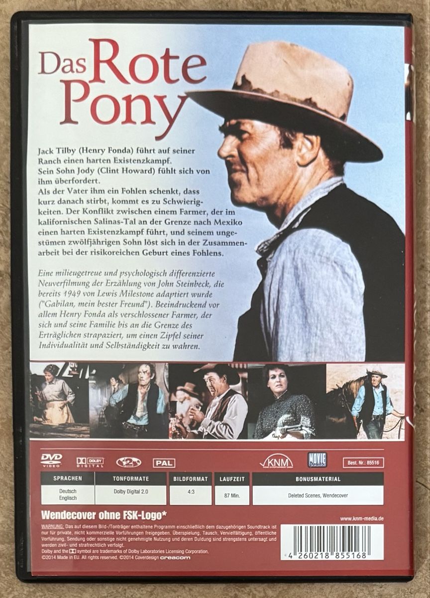 Tutti i DVDs: DAS ROTE PONY  – Nuovo (secondo la descrizione) da Dietikon venduto da AndreaSch01 1