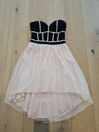 Wunderschönes Kleid Rosa/Schwarz Gr. 36