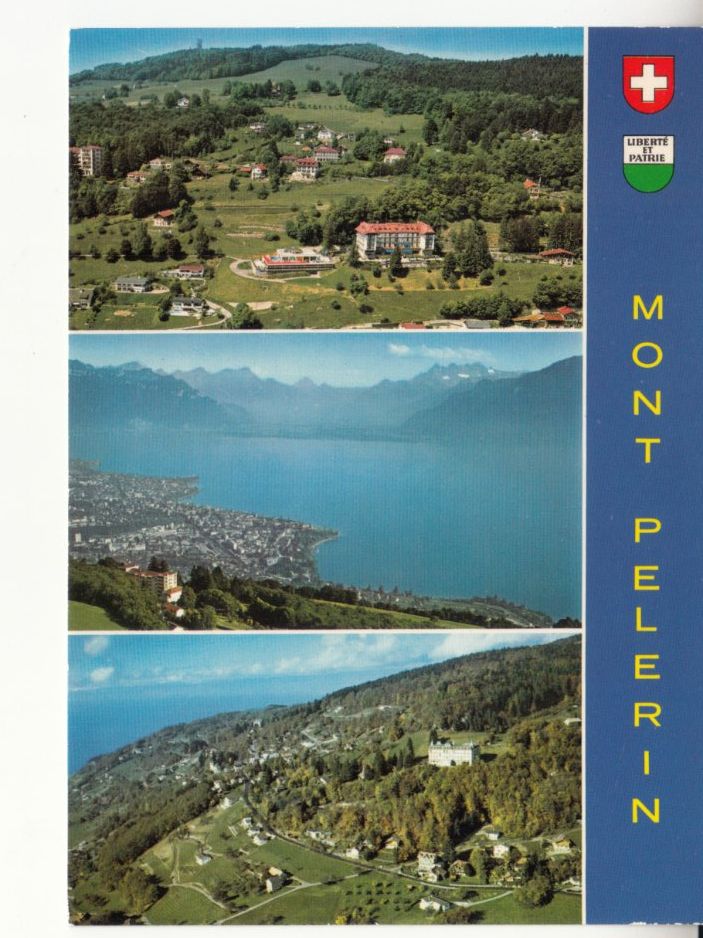 Ansichtskarten: Mont Pelerin ca. 1970 – Gebraucht aus Bürglen TG von StampGraf
